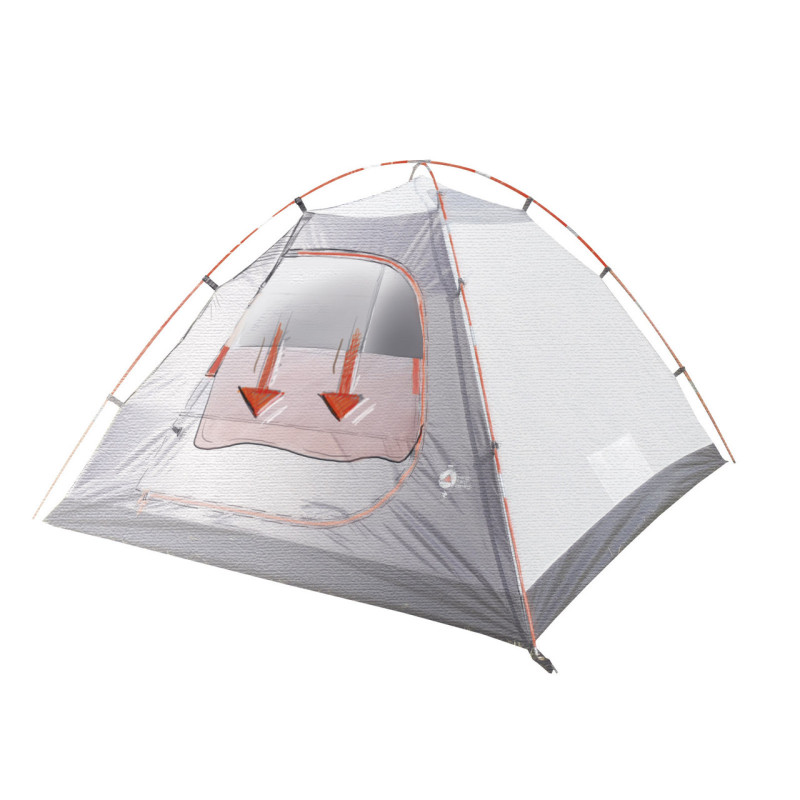 Палатка High Peak Talos 4 Dark Grey/Green (11510)