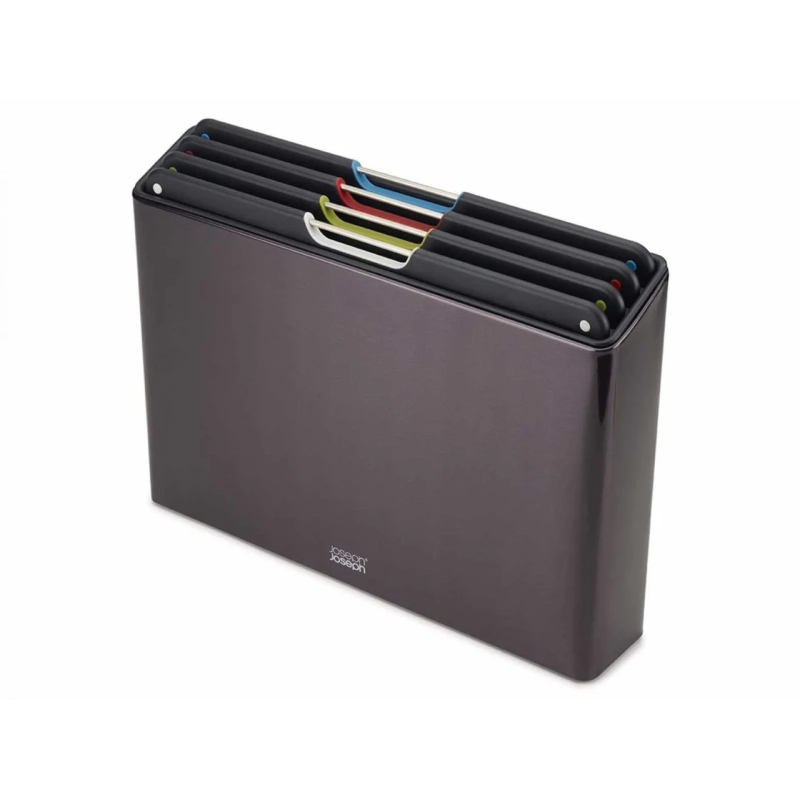 Набір дощок обробних у кейсі Joseph Joseph FOLIO, чорний, 5 предметів (60171)