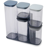 Набір ємностей для зберігання з підставкою Joseph Joseph Joseph Joseph FOOD STORAGE, 31,3 х10, 4х32, 4 см, 81106