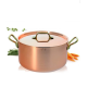 Кастрюля з кришкою de Buyer Inocuivre, об'єм 3,5 л, мідний (6447.20)