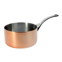 Сотейник без кришки de Buyer Inocuivre, об'єм 1,8 л, діаметр 16 см (6406.16)