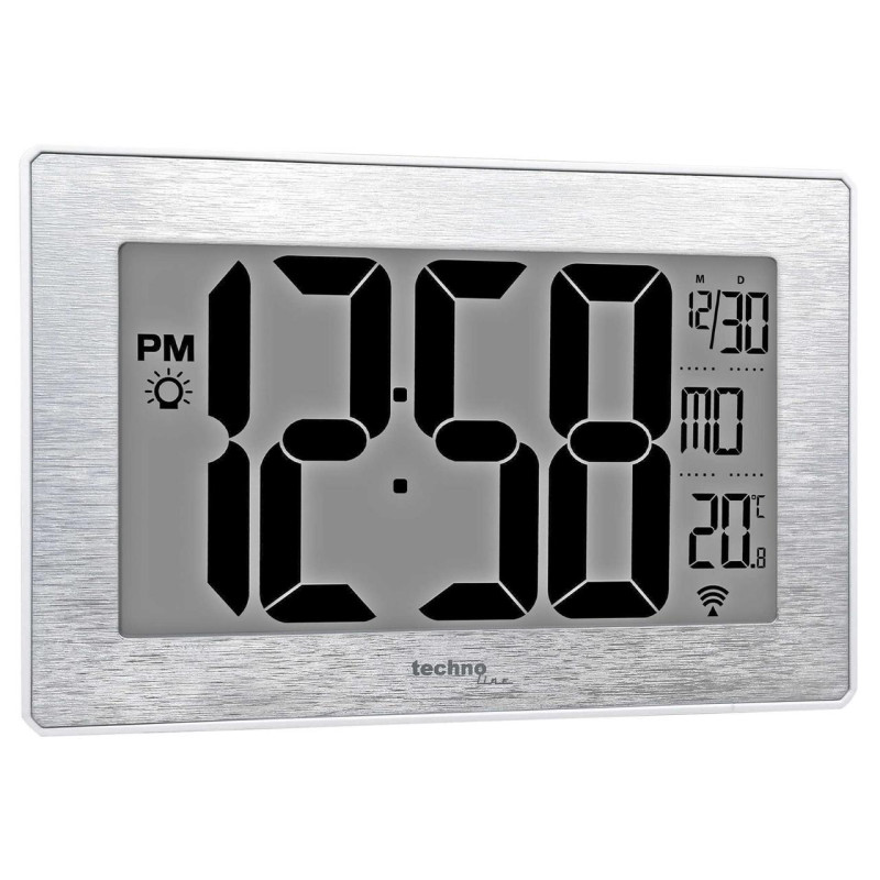 Настінний годинник Technoline WS8019 Silver (WS8019)