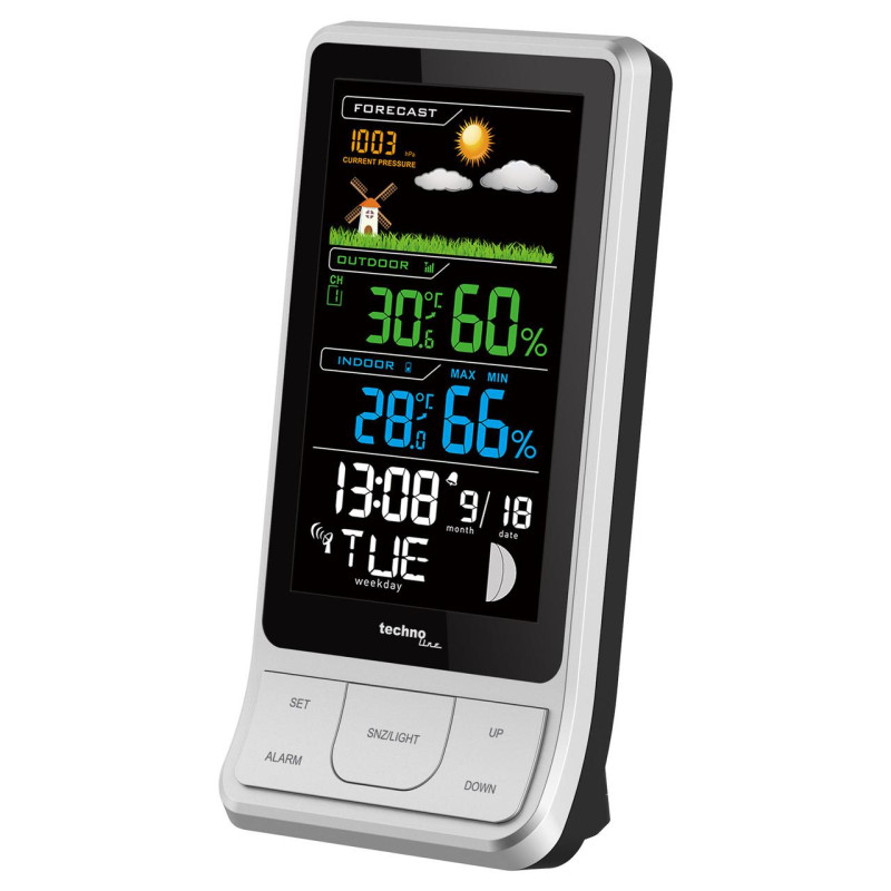 Метеостанція Technoline WS6441 Black/Silver (WS6441)