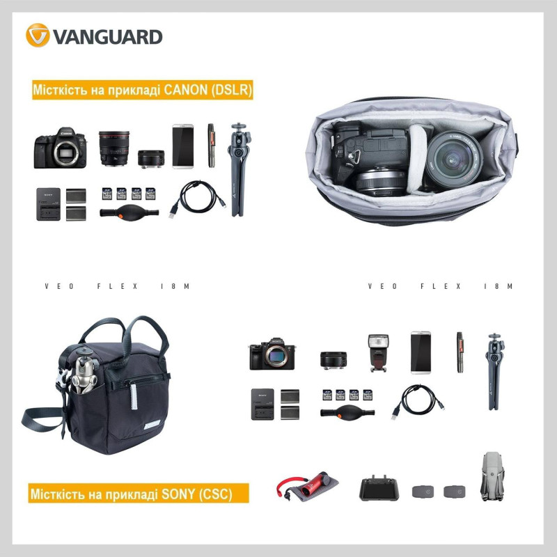 Сумка Vanguard VEO Flex 18M Black (VEO Flex 18M BK)