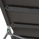 Кровать раскладная Bo-Camp Sun Lounger 3 Positions Anthracite (1304480)