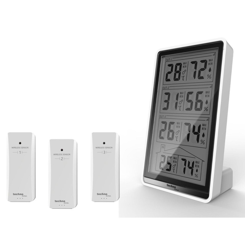 Термогігрометр Technoline WS7060 Black (WS7060)