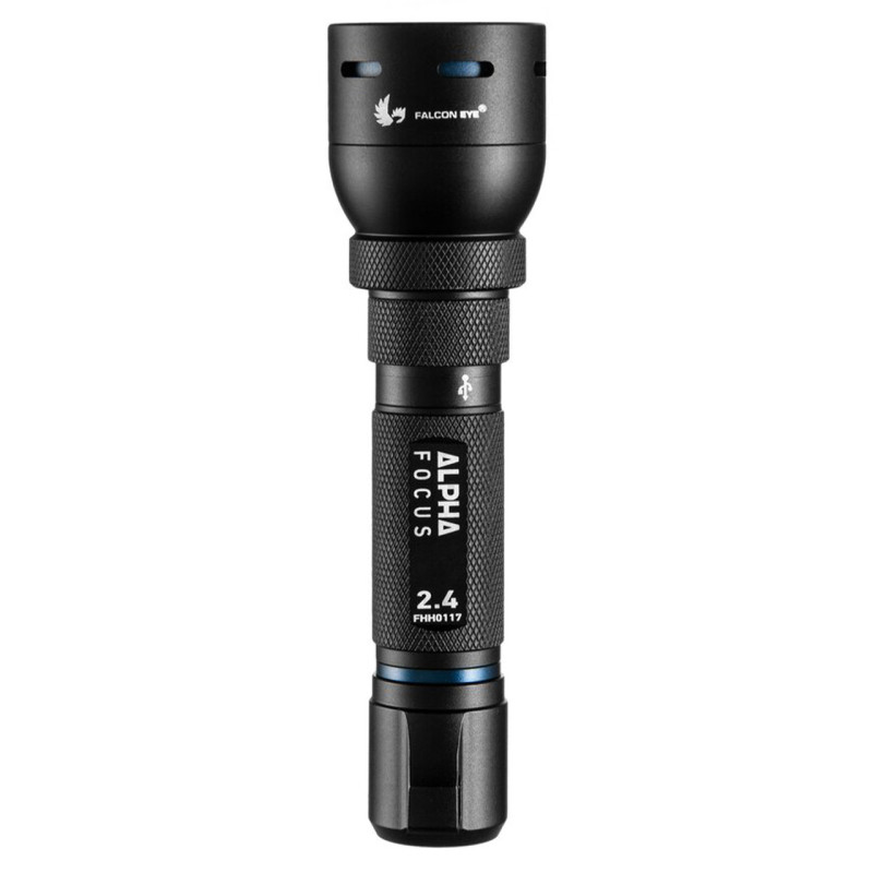 Фонарь тактический Falcon Eye Alpha 2.4 (500 Lm) Focus USB Rechargeable (FHH0116)