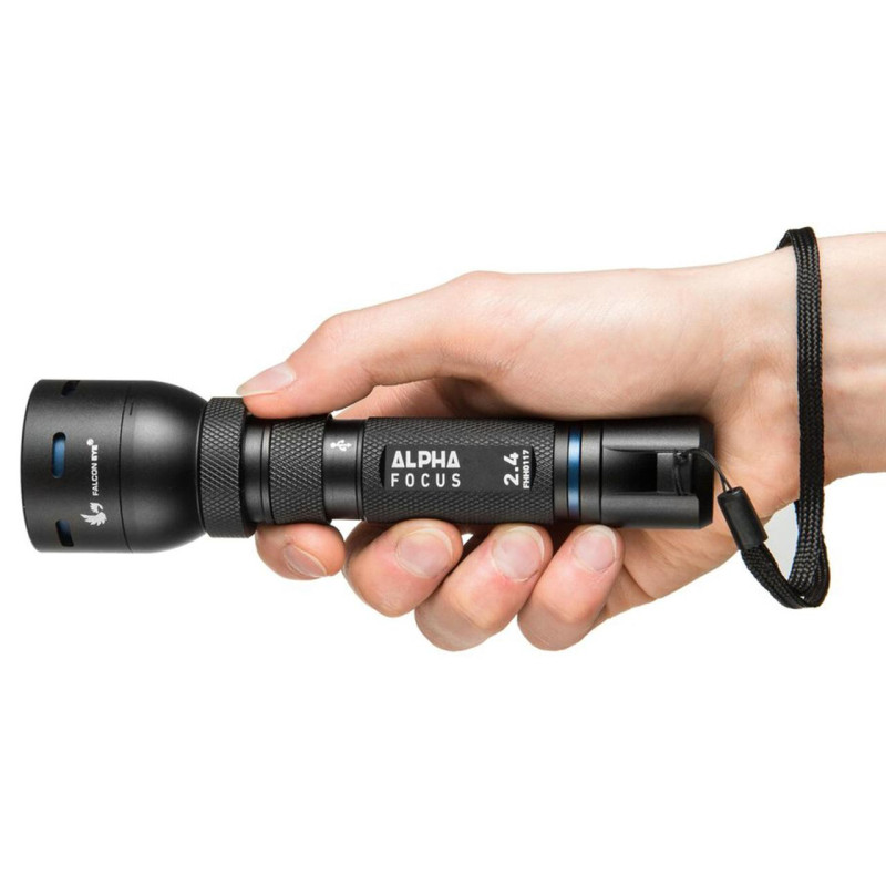 Фонарь тактический Falcon Eye Alpha 2.4 (500 Lm) Focus USB Rechargeable (FHH0116)