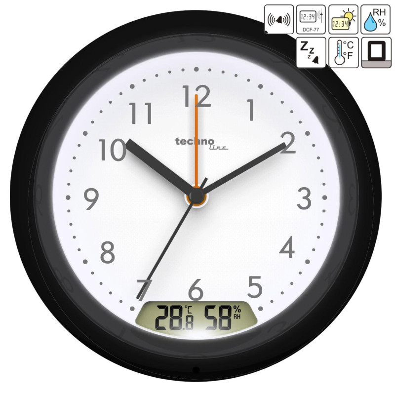 Годинник настільний Technoline WT767 Black (WT767)