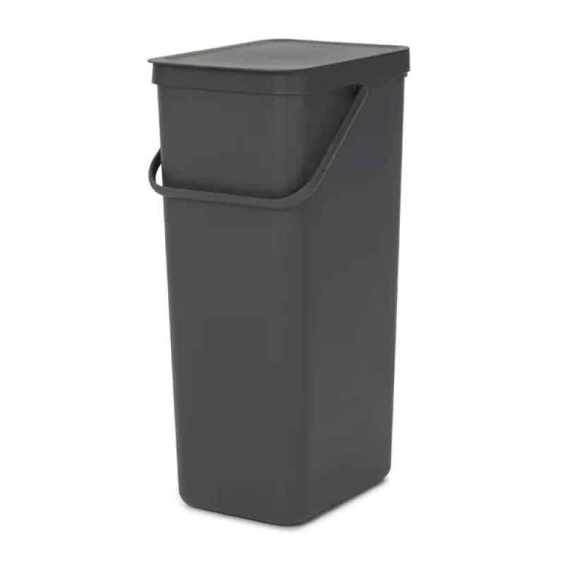Відро для сміття Brabantia Sort&Go, 40 л, темно-сірий (251047)