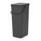 Відро для сміття Brabantia Sort&Go, 40 л, темно-сірий (251047)