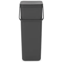Відро для сміття Brabantia Sort&Go, 40 л, темно-сірий (251047)
