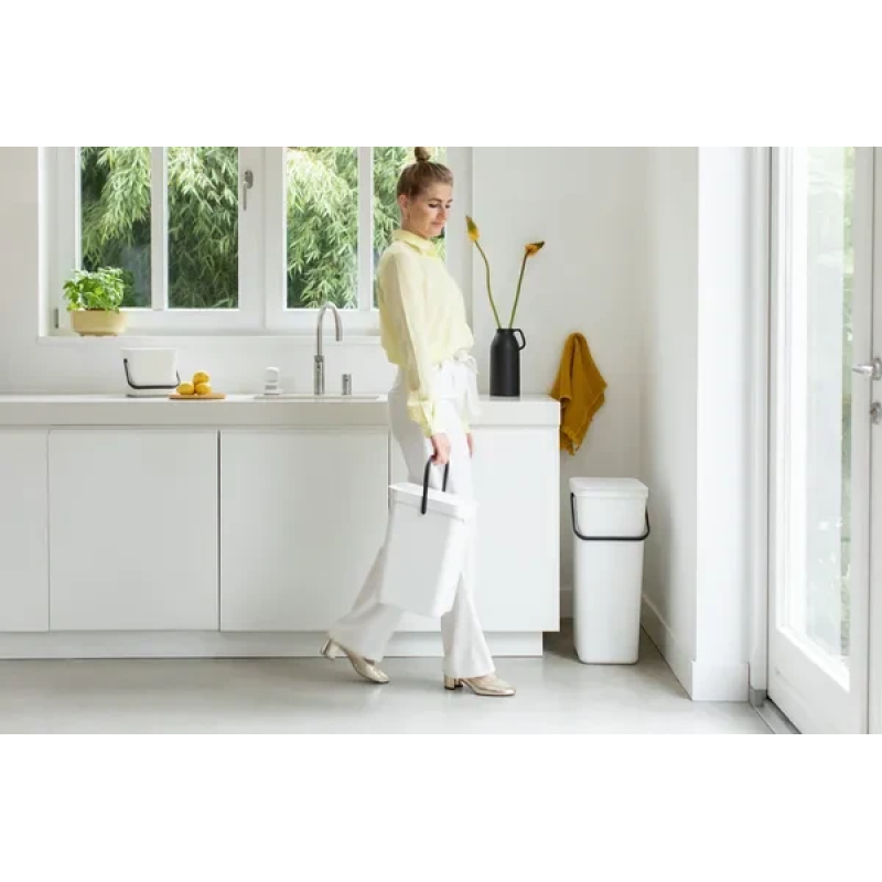 Відро для сміття Brabantia Sort&Go, 40 л, білий (251061)