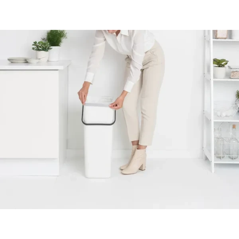 Відро для сміття Brabantia Sort&Go, 40 л, білий (251061)