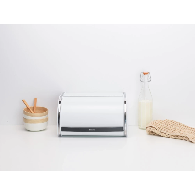Хлебница с выдвигающейся крышкой Brabantia , 17,3 х 26,5 х 31,6 см, белый (306044)