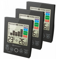 Термометр-гігрометр Bresser MA With Mould Alert Black (3 шт) (7007411)