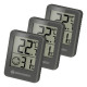 Термометр-гігрометр Bresser Temeo Hygro Indicator (3шт) Grey (7000010QT5000)