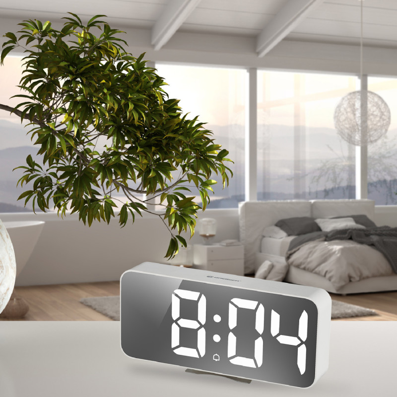Годинник настільний Bresser MyTime Echo FXL White (8010072GYEWHI)