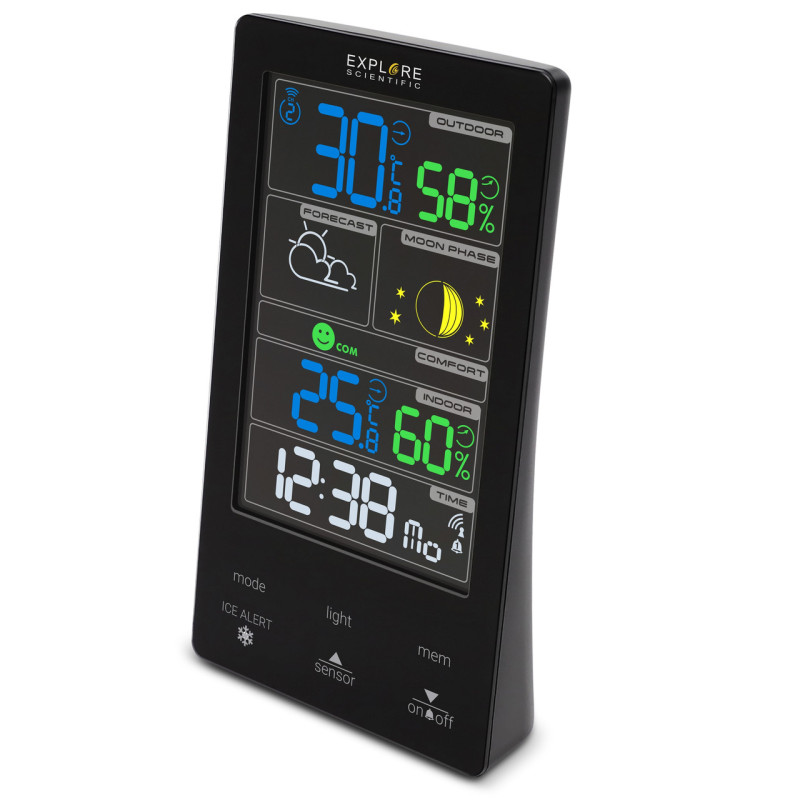Метеостанція Explore Scientific Classic Color (Black) (WSC4009CM3000)