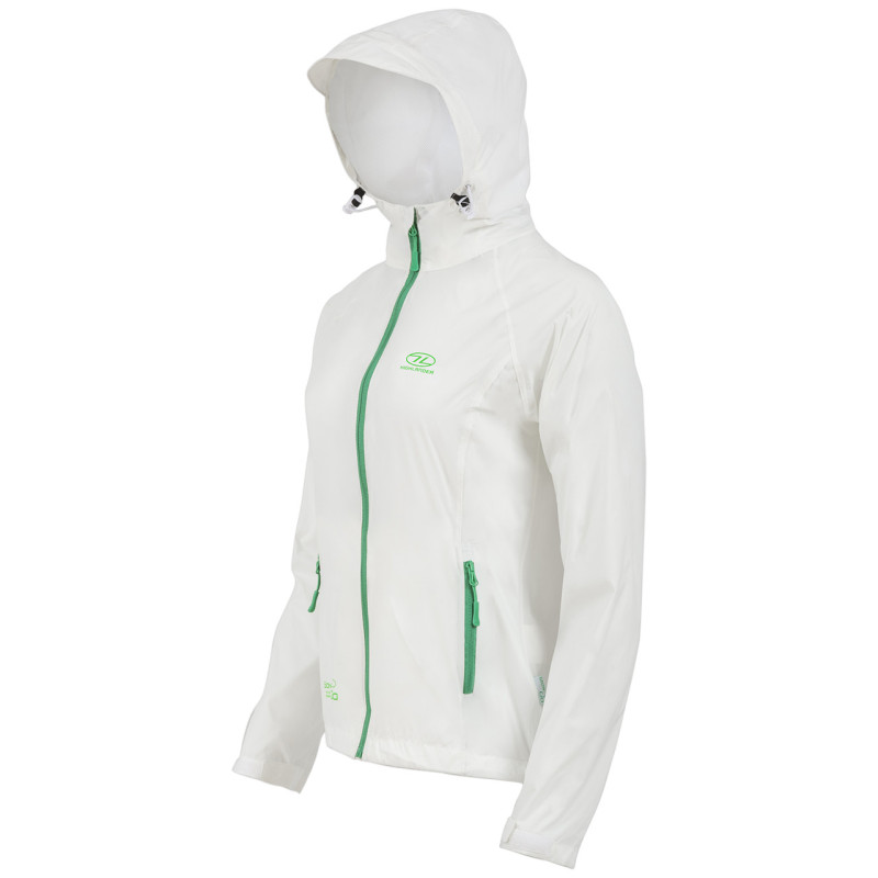 Жіноча вітровка Highlander Stow & Go Pack Away Rain Jacket 6000 mm White S (JAC077L-WE-S)