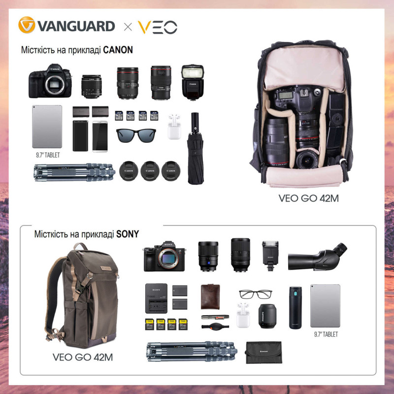 Наплічник Vanguard VEO GO 42M Black (VEO GO 42M BK)
