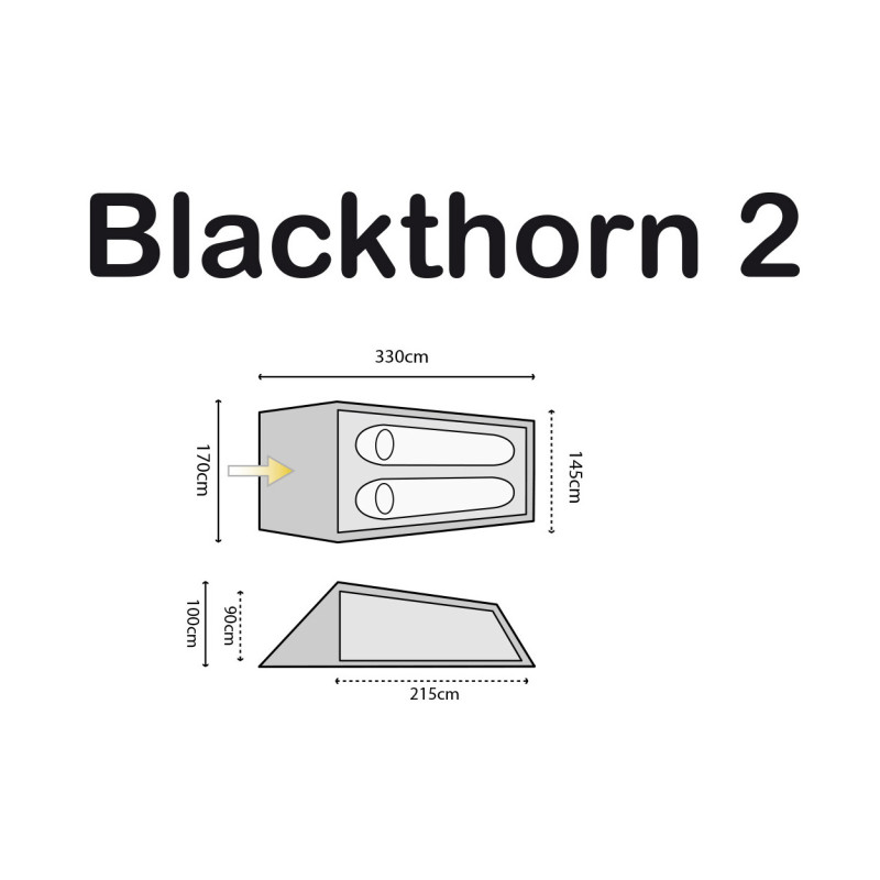 Палатка Highlander Blackthorn 2 HMTC (TEN132-HC)