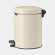 Бак для сміття Brabantia PEDAL BIN NEWICON, об'єм 5 л, бежевий (149900)