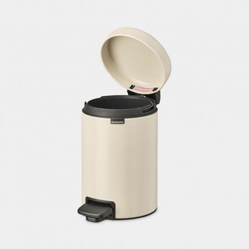 Бак для сміття Brabantia PEDAL BIN NEWICON, об'єм 3 л, бежевий (149887)