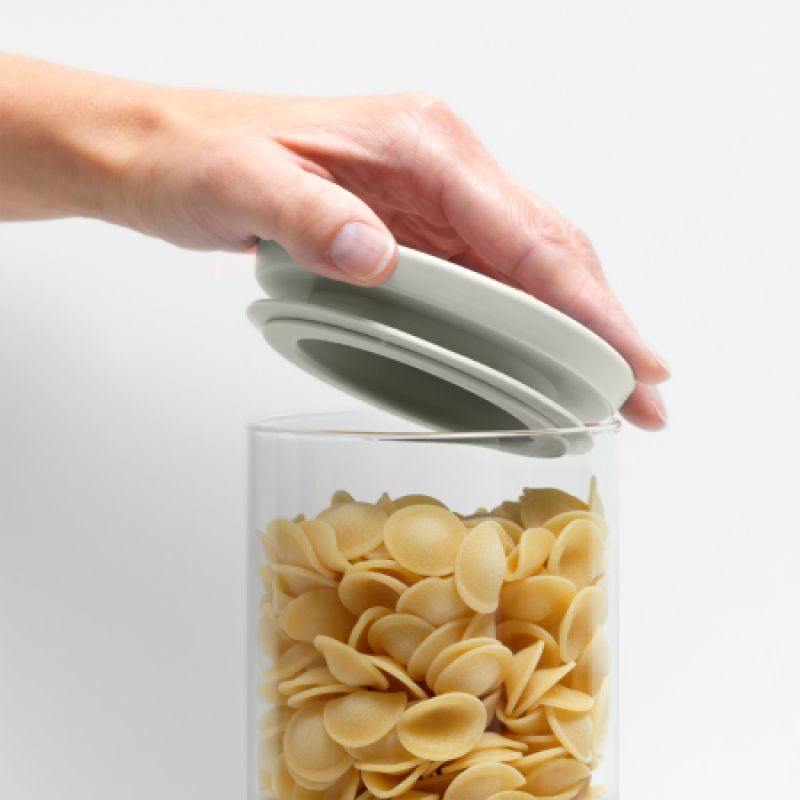 Набор емкостей с крышками для сыпучих продуктов Brabantia, объем 0,3/0,6/1,1 л, 3 предмета (100550)