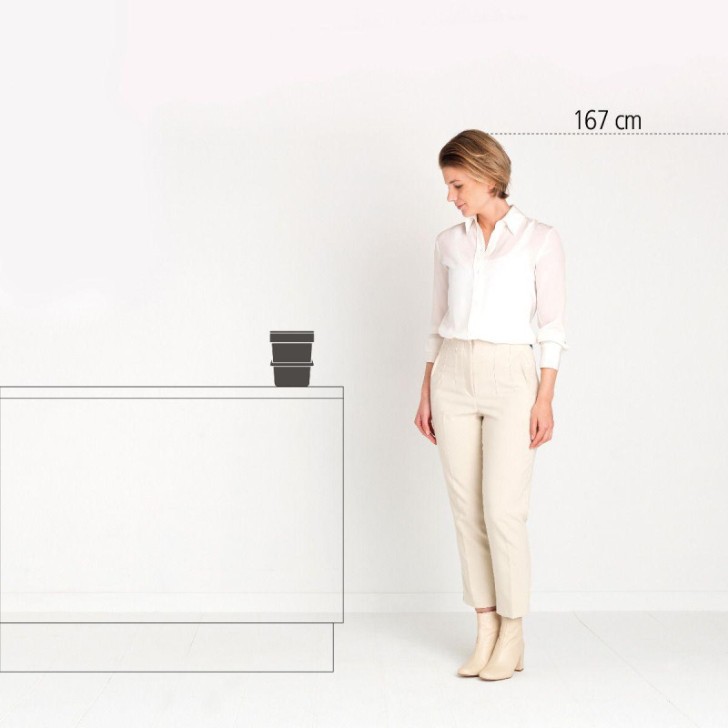 Відро для сміття Sort&Go Brabantia, 3 л, білий (213229)