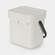 Відро для сміття Sort&Go Brabantia, 3 л, білий (213229)