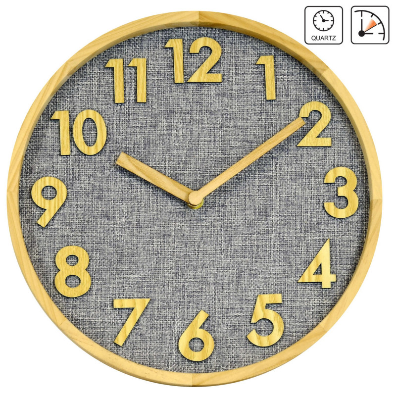 Годинник настінний Technoline WT7235 Grey/Brown (WT7235)