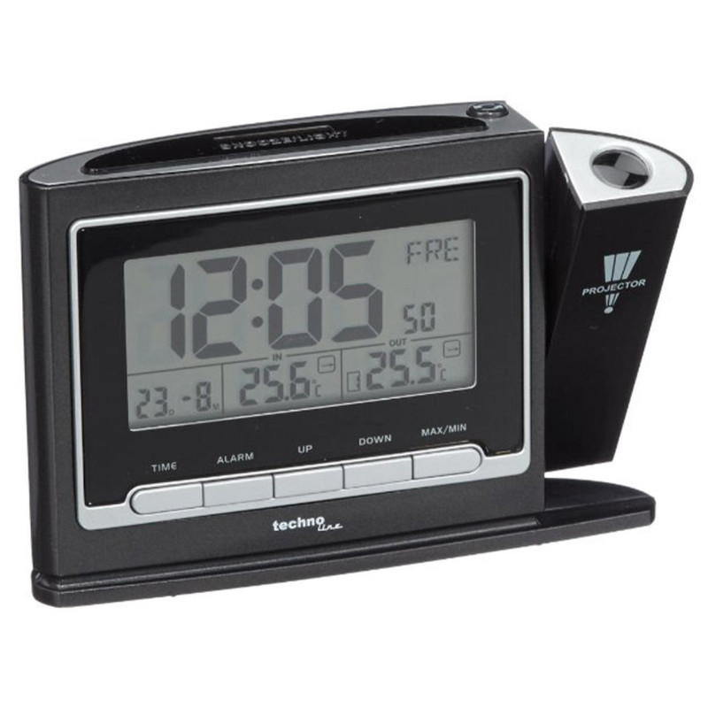 Годинник проекційний Technoline WT529 Anthracite (WT529)