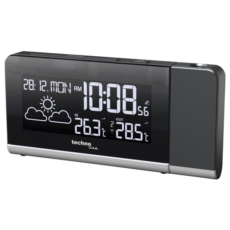 Часы проекционные Technoline WT539 Black (WT539)