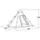 Палатка четырехместная Easy Camp Bolide 400 Rustic Green (120405)