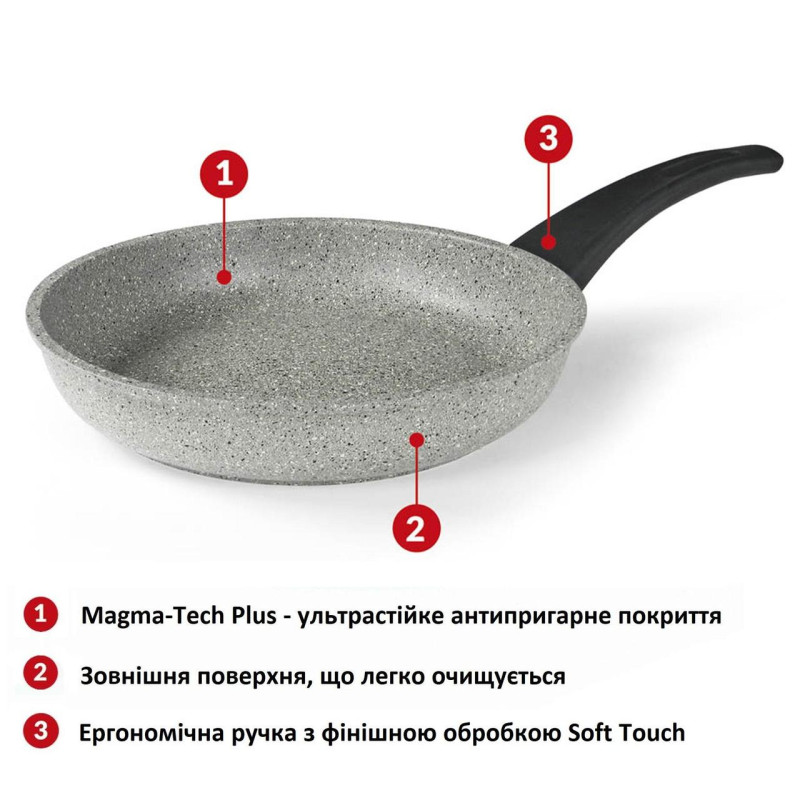 Сковорода Flonal Dura Induction 24 см (DUIPD2430)