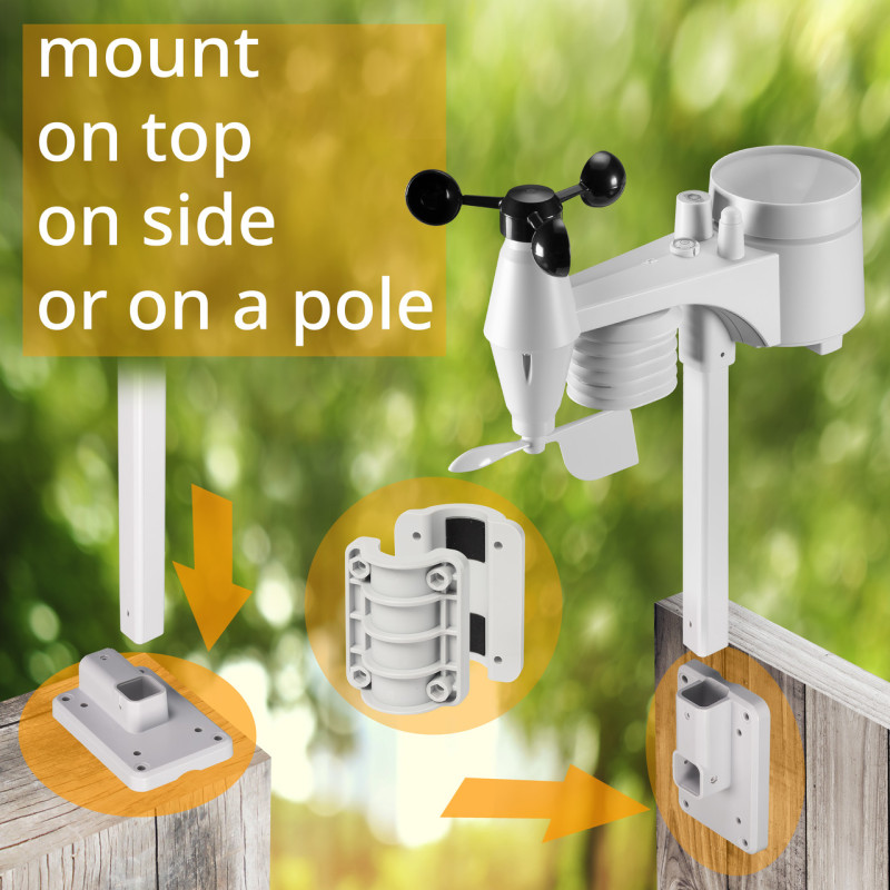 Метеостанция Bresser WIFI ClearView Weather Center 7-in-1 Sensor (7002586)