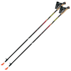 Палиці для скандинавської ходьби Gabel FX-75 Snake Carbon 135 Dual Spike (7008351011350)