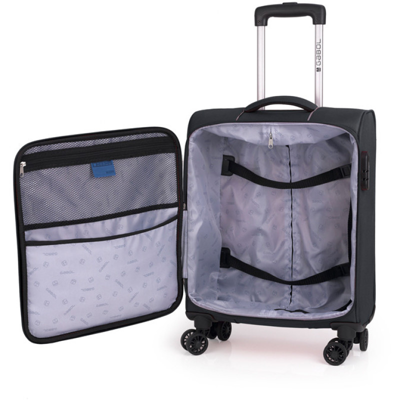 Чемодан Gabol Lisboa (S) Grey (122722-016)