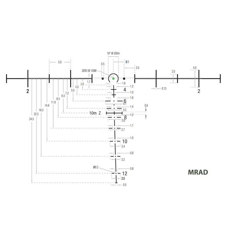 Прицел Trijicon ACOG 6x48 сетка M240 BDC