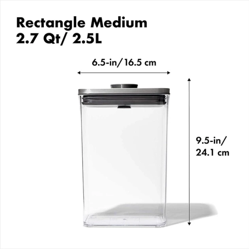 Герметична ємність для зберігання OXO Good Grips Steel POP, 2,5л OXO 3118700
