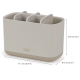 Органайзер для зубних щіток Joseph Joseph EasyStore Ecru Large 70575