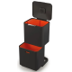 Органайзер для сортування сміття на кухню 60 л. Joseph Joseph Totem Max Carbon Black 30106