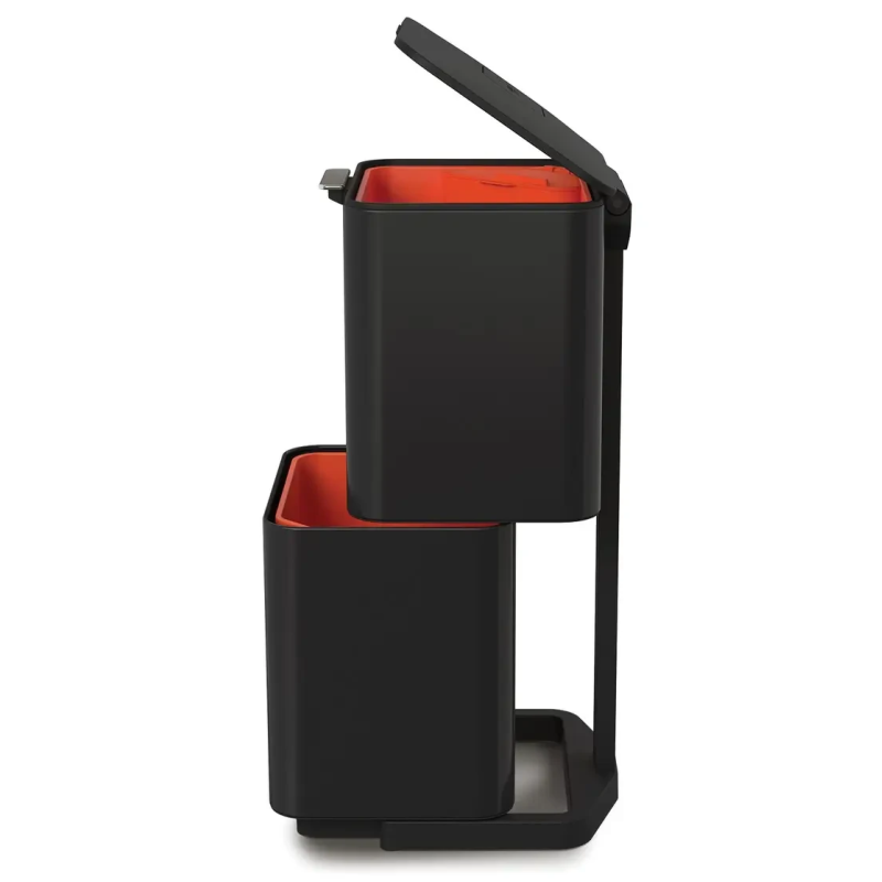 Органайзер для сортування сміття на кухню 60 л. Joseph Joseph Totem Max Carbon Black 30106
