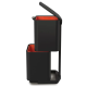 Органайзер для сортування сміття на кухню 60 л. Joseph Joseph Totem Max Carbon Black 30106