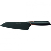 Кухонный нож Fiskars EDGE Santoku 17 см, рукоять черная ABS пластик (1003097)