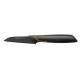 Кухонний ніж Fiskars EDGE для овочів/фруктів 8 см, рукоять чорна ABS пластик (1003091)