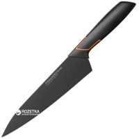 Профессиональный нож Fiskars EDGE поварской 19 см, рукоять черная ABS пластик (1003094)