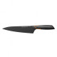Профессиональный нож Fiskars EDGE поварской 19 см, рукоять черная ABS пластик (1003094)