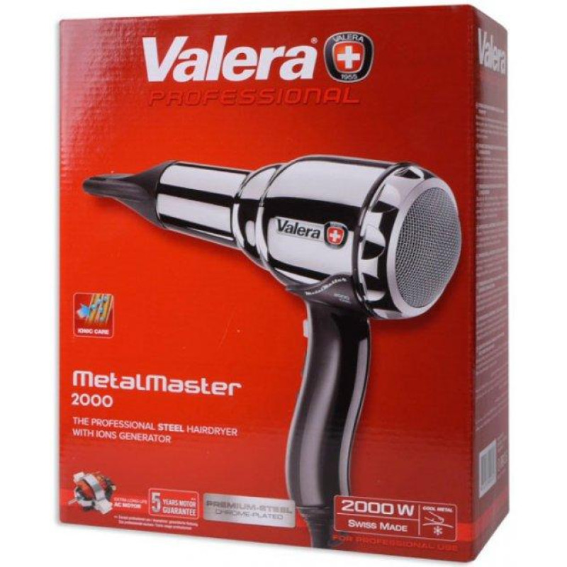 Фен професійний Valera Swiss METAL-MASTER Ionic, металік, іонізація (584.02/I)